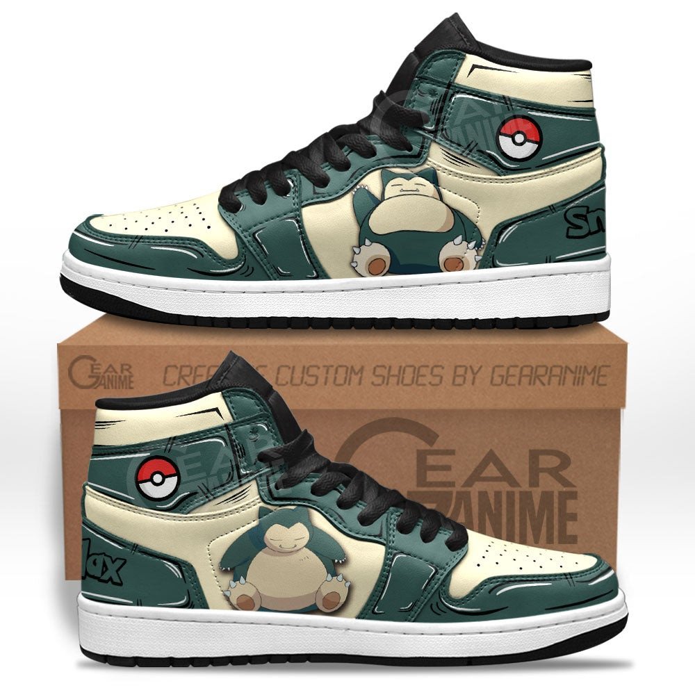 Pokemon Snorlax Sneakers Custom Anime Shoes