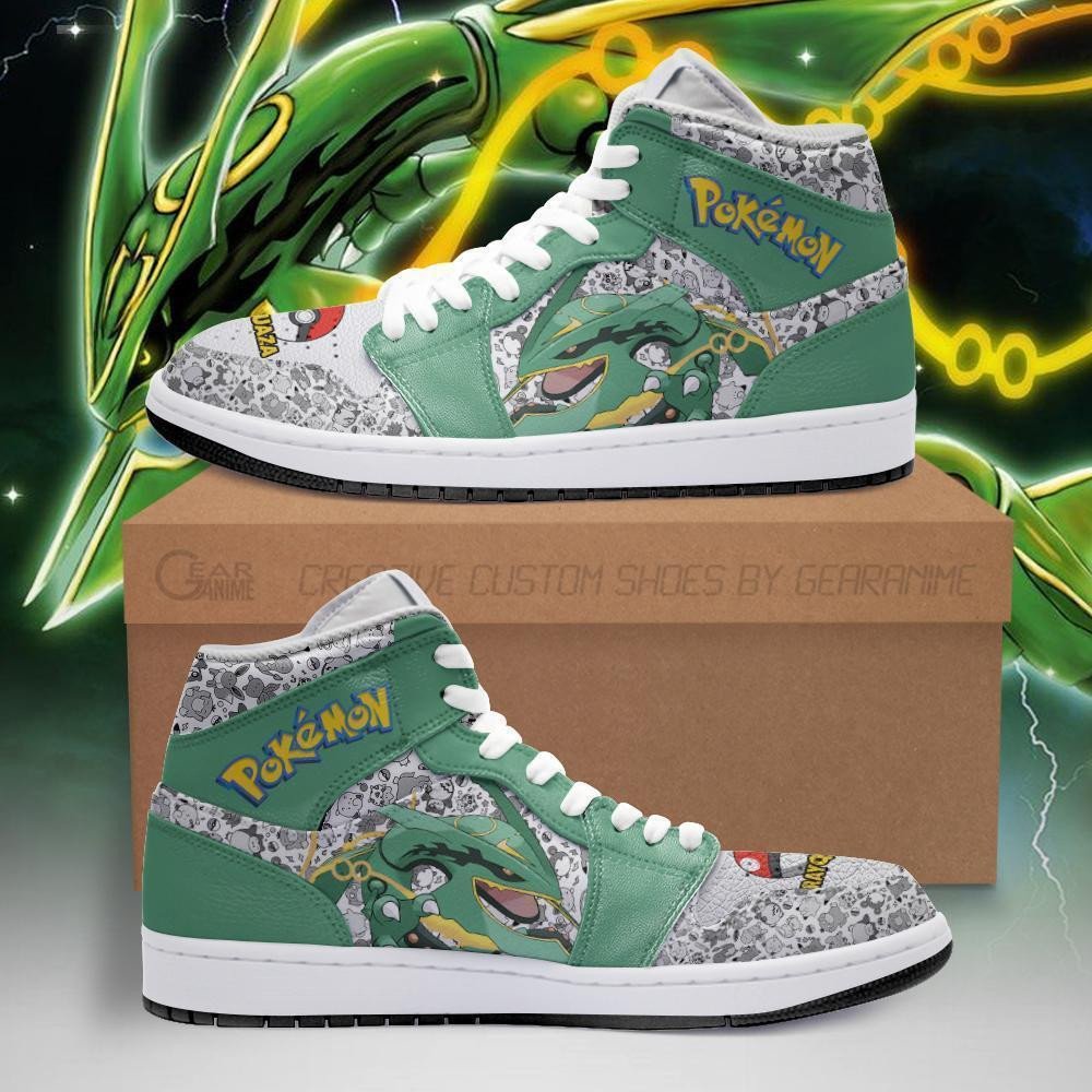 Rayquaza Sneakers Custom Anime Pokemon Shoes