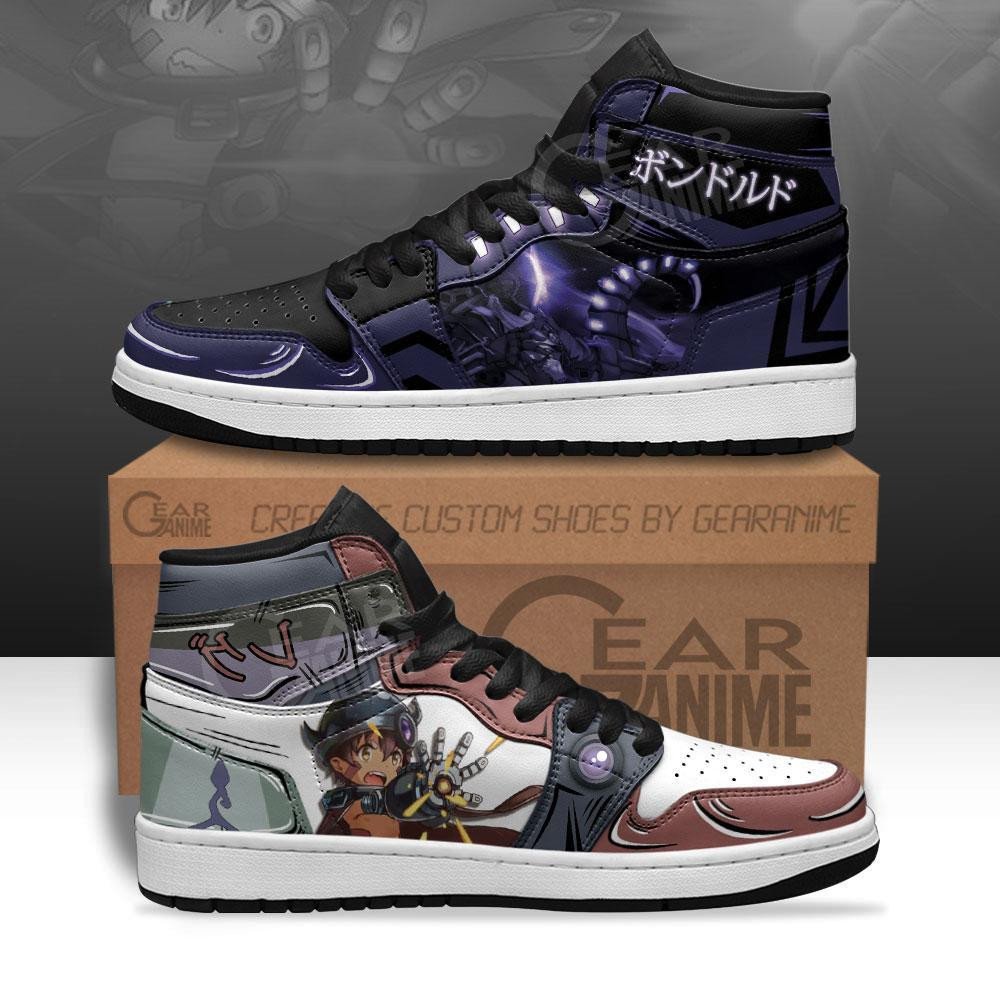 Reg and Bondrewd Sneakers Custom Anime Made in Abyss Shoes