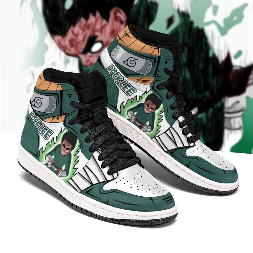 Rock Lee Shoes Power Costume Boots Anime Sneakers