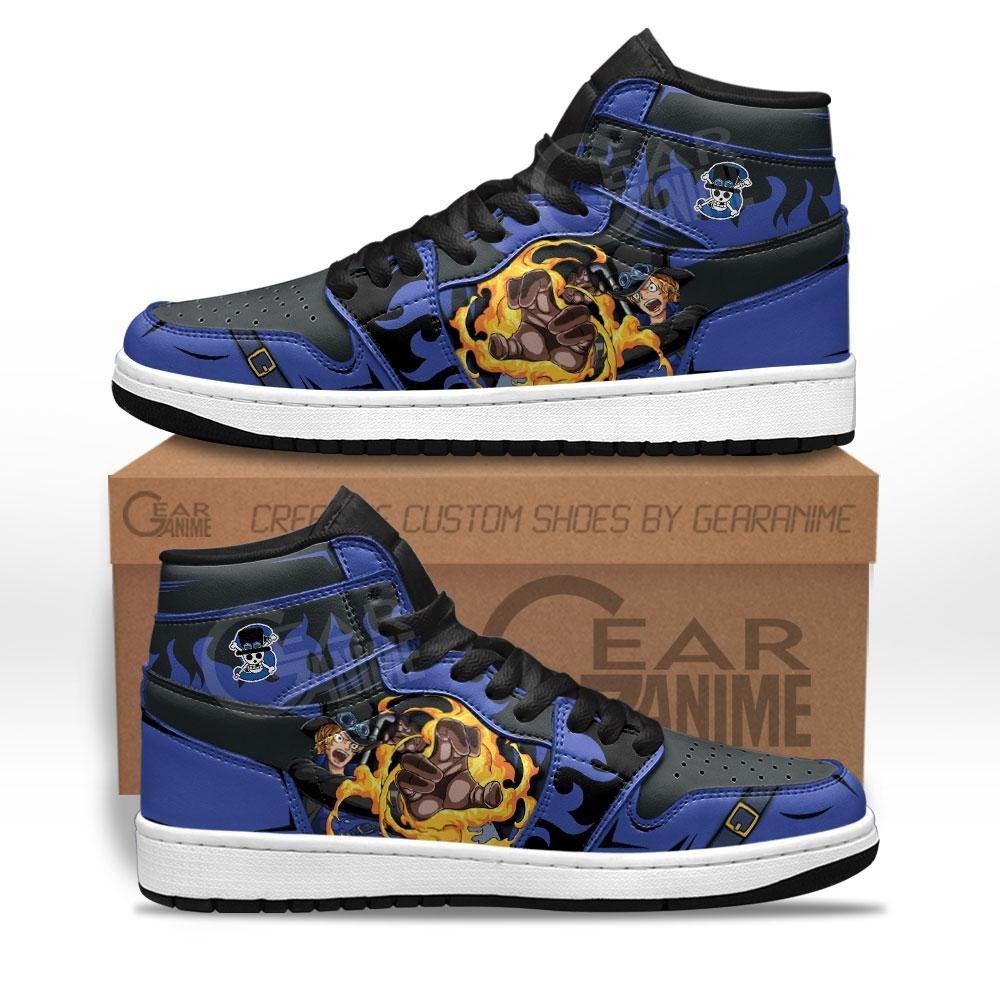 Sabo Dragon Claw Sneakers Custom Anime One Piece Shoes