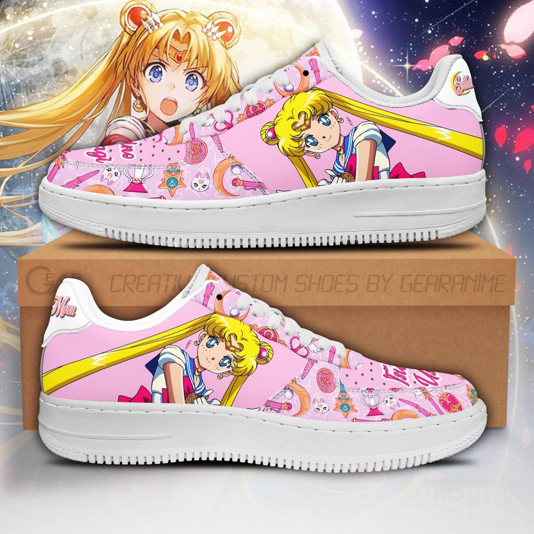 Sailor Air Sneakers Custom Anime Sailor Shoes PT04