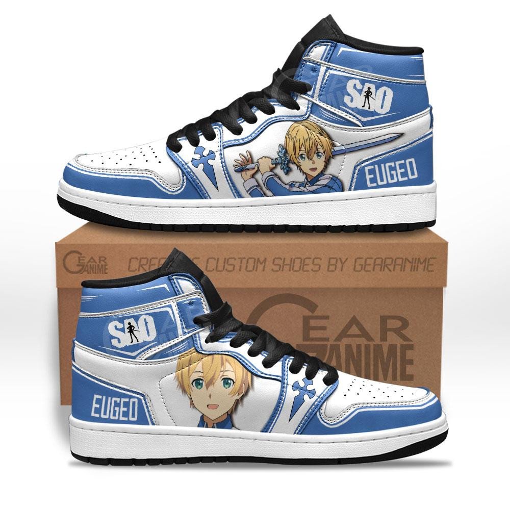 SAO Eugeo Sneakers Custom Anime Sword Art Online Shoes