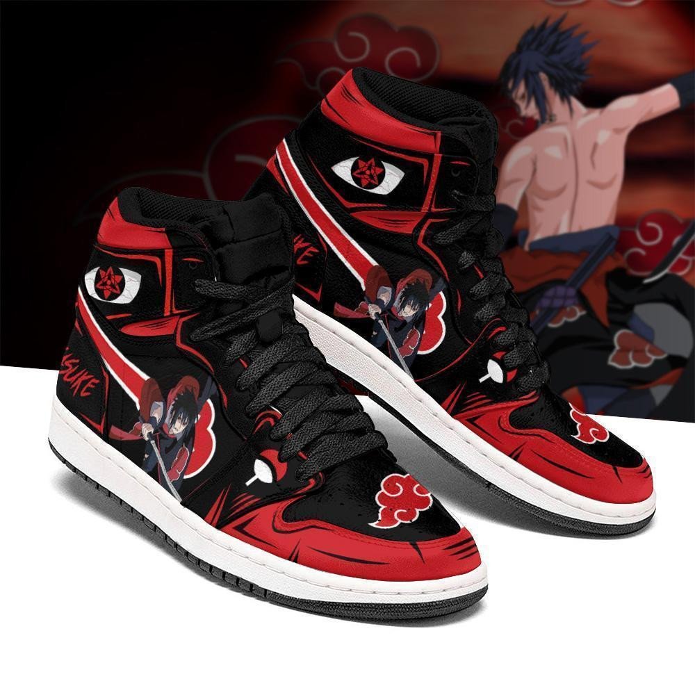 Sasuke Shoes Akatsuki Costume Anime Sneakers
