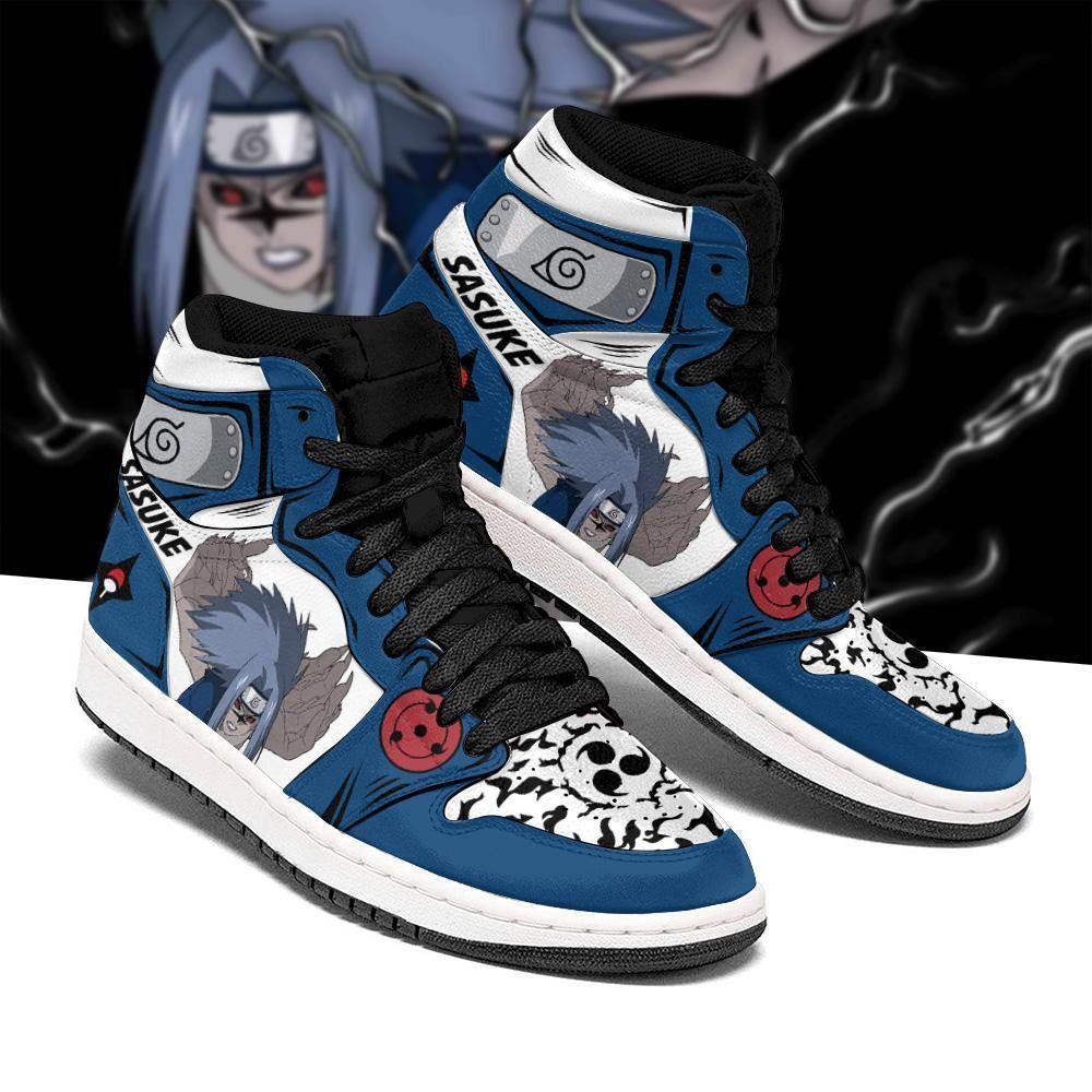 Sasuke Shoes Cursed Seal of Heaven Power Anime Sneakers