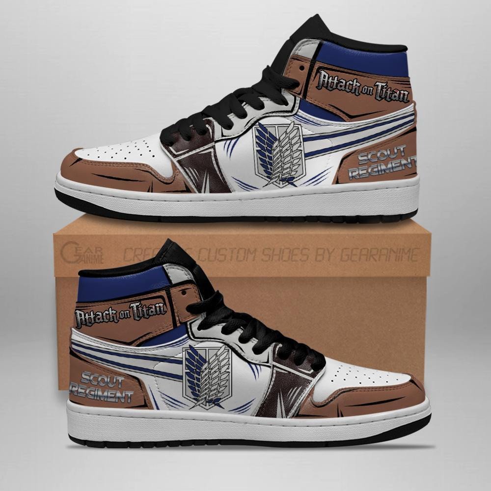 Scout Regiment Sneakers Attack On Titan Anime Sneakers