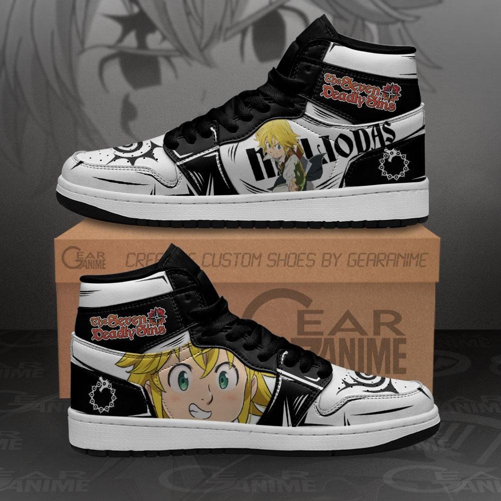 Seven Deadly Sins Meliodas Sneakers Custom Anime Shoes MN10