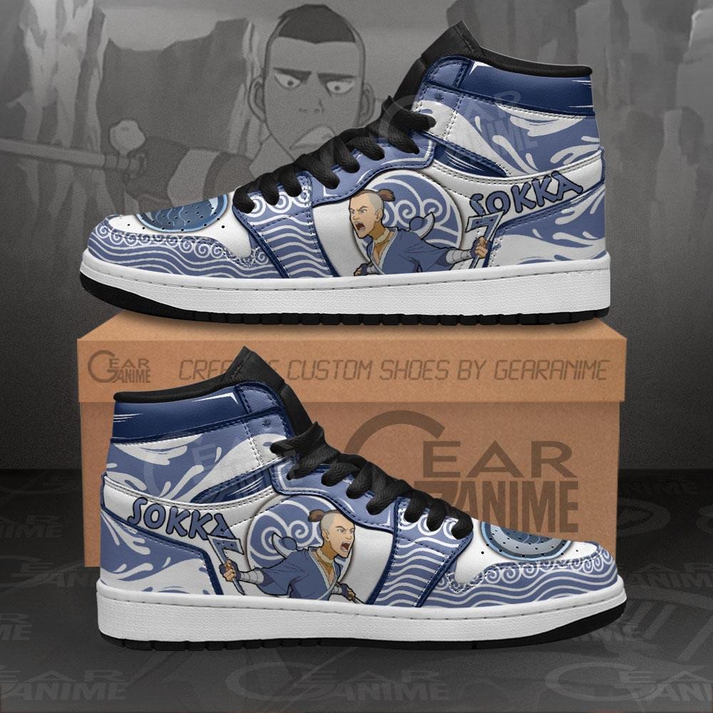 Sokka Sneakers Custom Avatar The Last Airbender Anime Shoes
