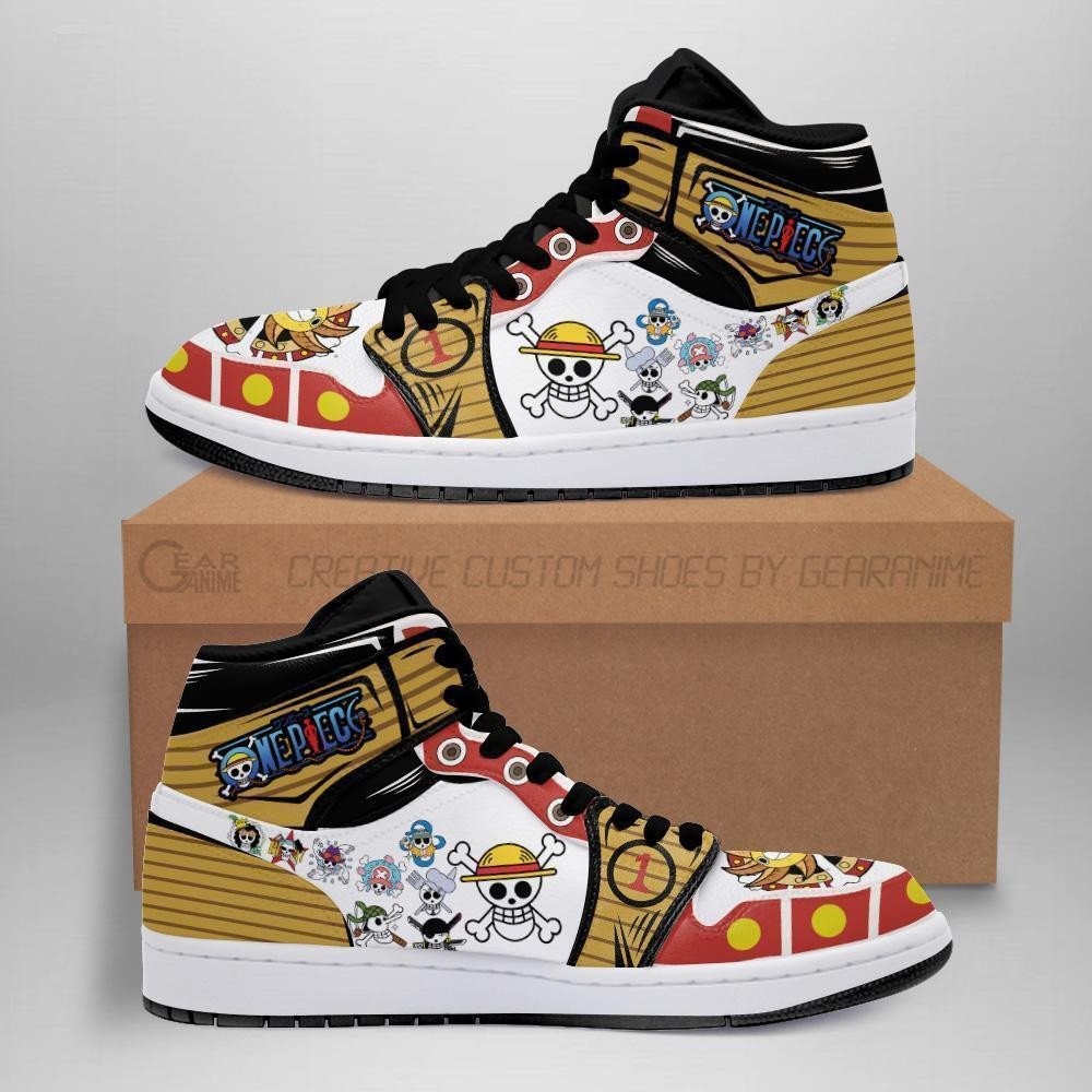 Straw Hat Pirates Jolly Roger Sneakers Custom Anime One Piece Shoes