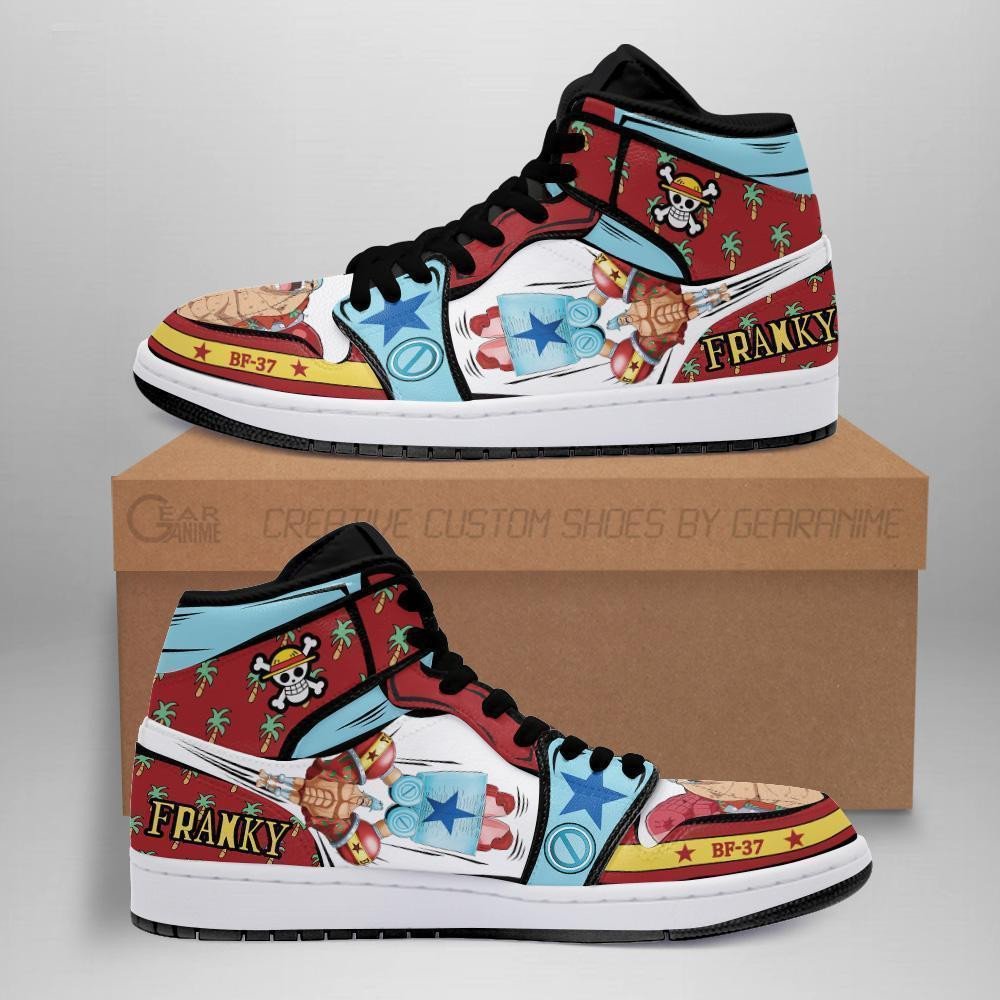 Super Franky Sneakers Custom Anime One Piece Shoes