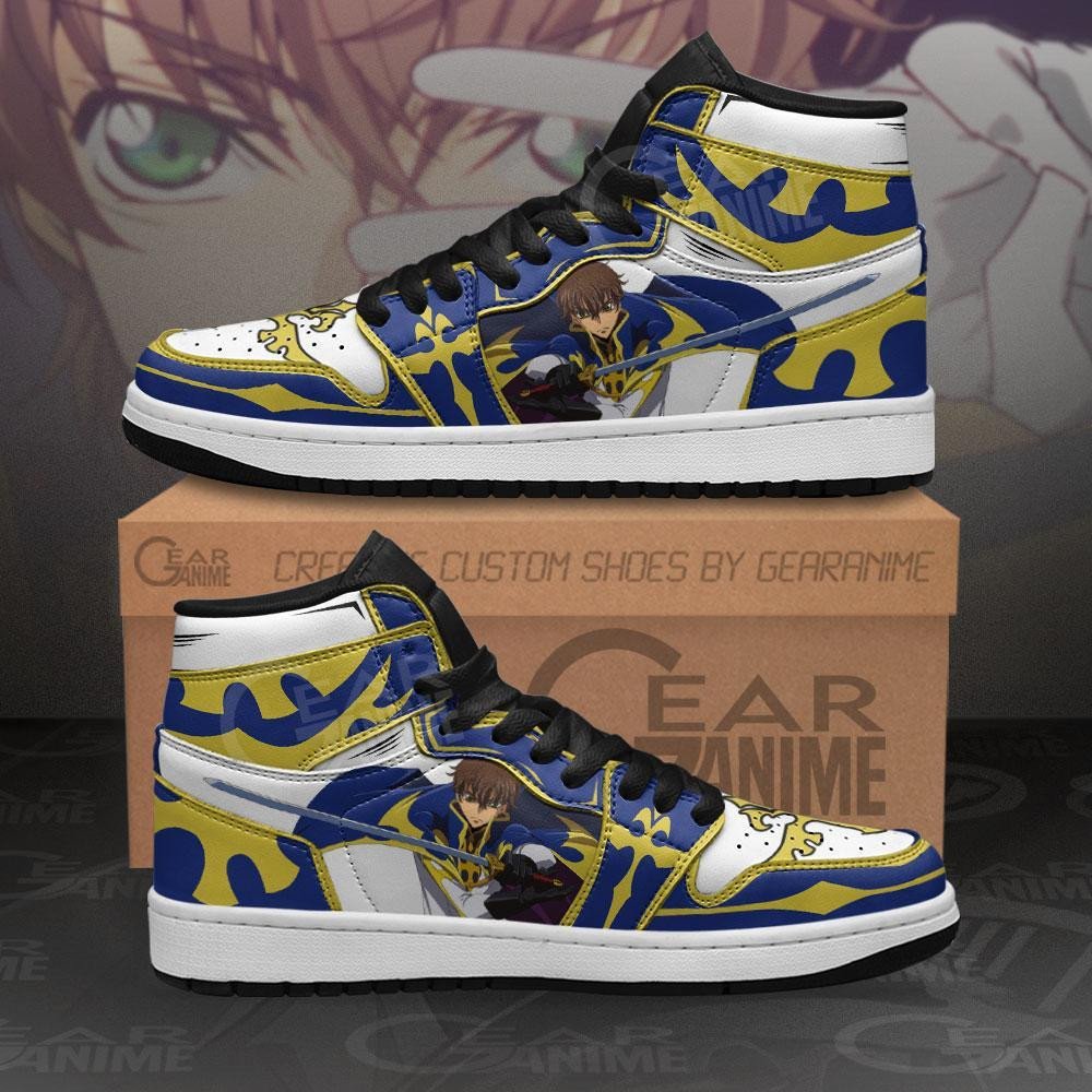 Suzaku Kururugi Sneakers Custom Anime Code Geass Shoes