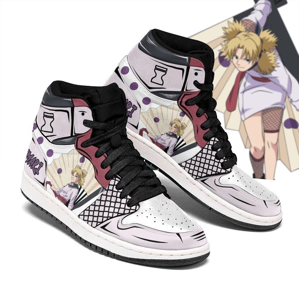 Temari Shoes Uniform Costume Boots Anime Sneakers