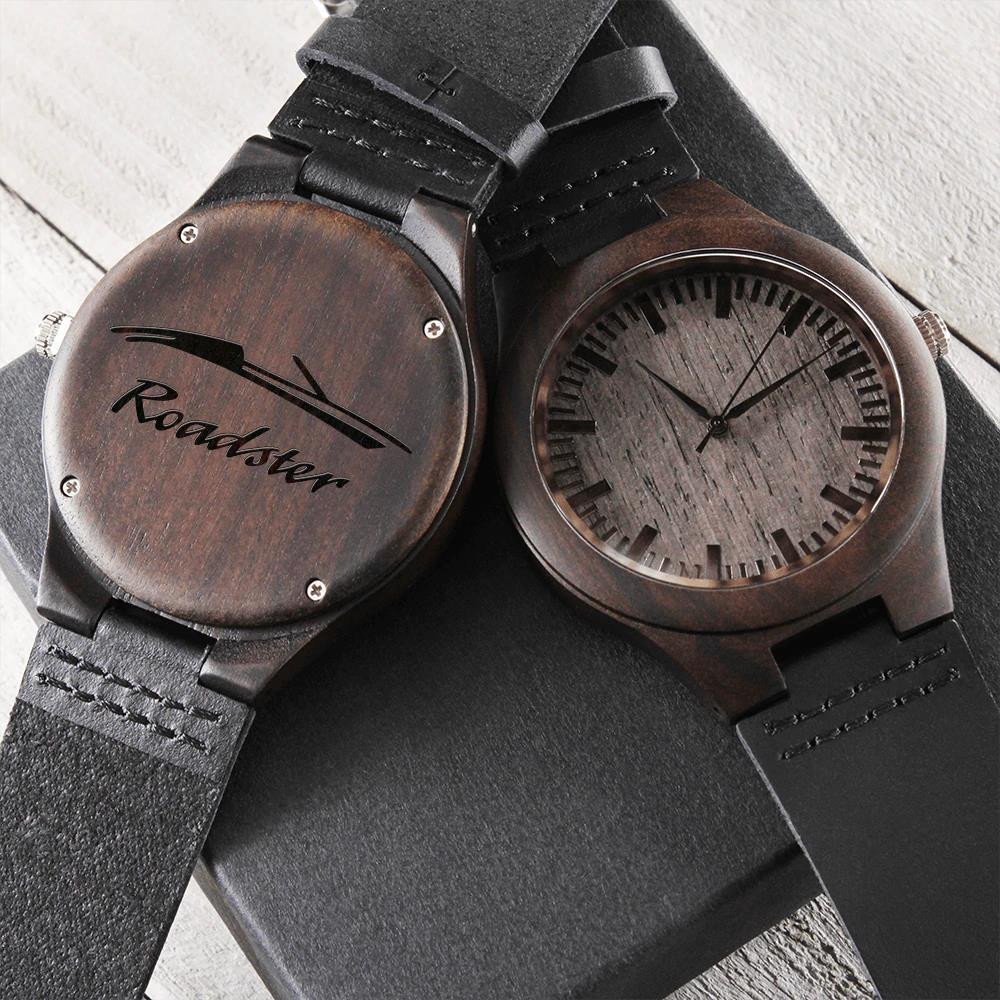 The Chrysler Crossfire Roadster Lovers Engraved Wooden Watch