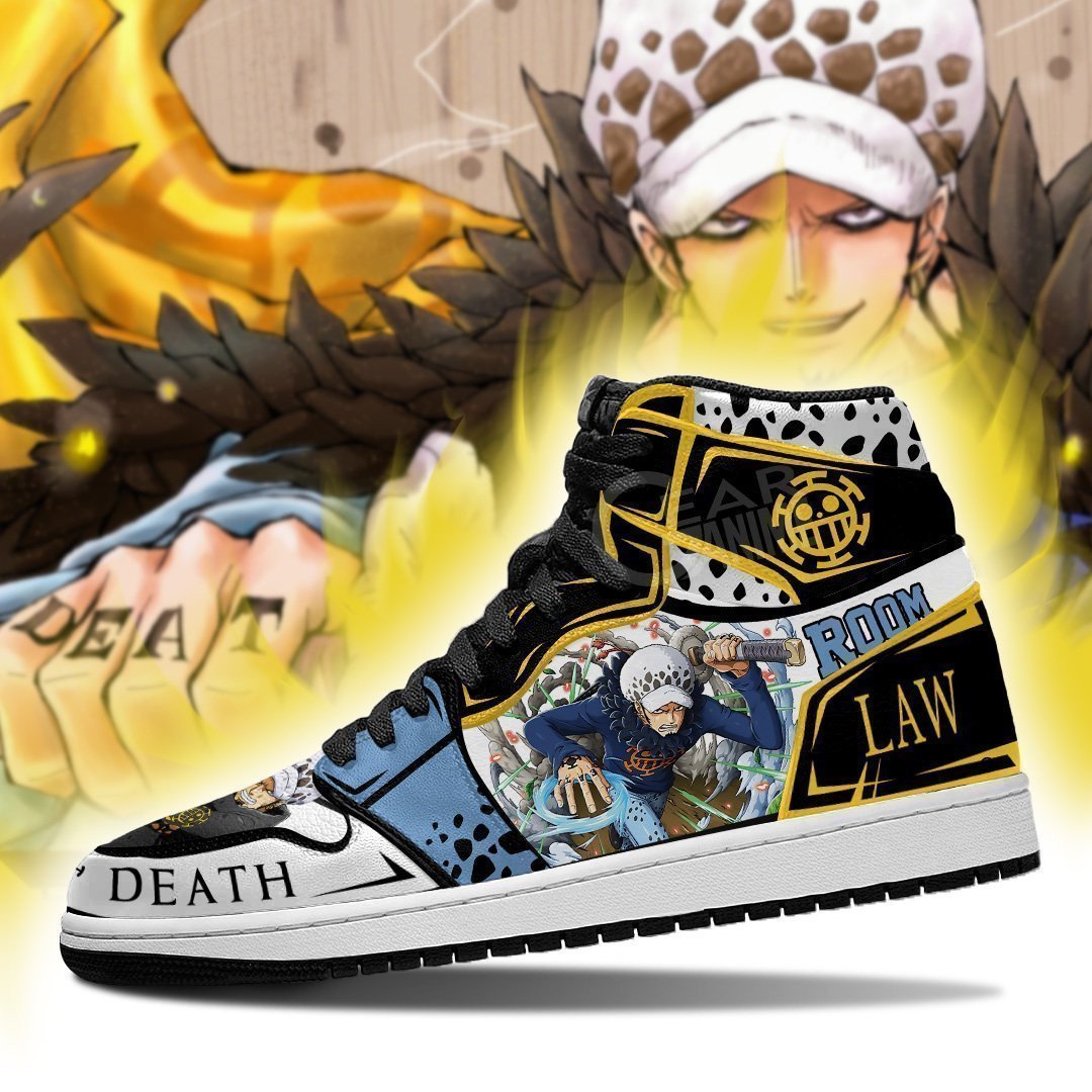 Trafalgar D. Water Law Sneakers Custom Anime One Piece Shoes