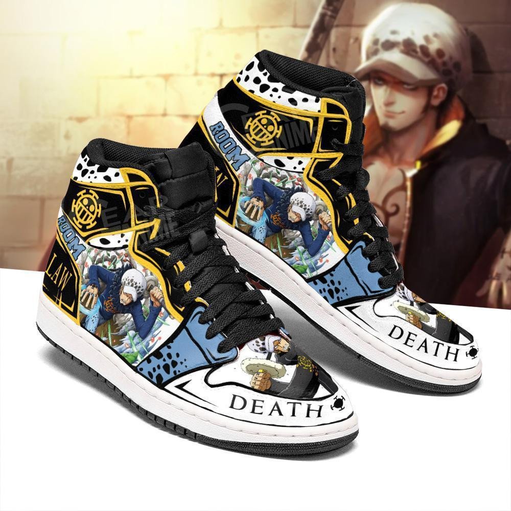 Trafalgar D. Water Law Sneakers Custom Anime One Piece Shoes