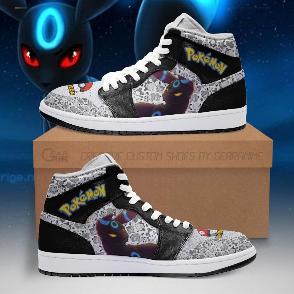 Umbreon Sneakers Custom Anime Pokemon Shoes