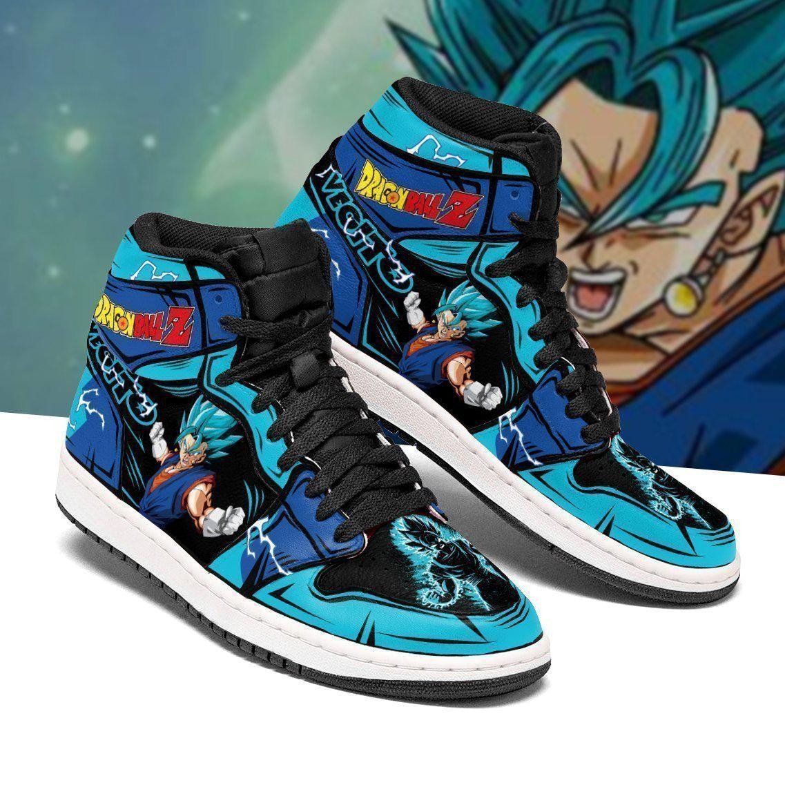Vegito Blue Sneakers Custom Dragon Ball Anime Shoes