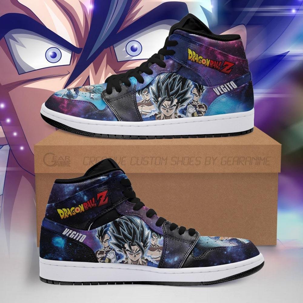 Vegito Sneakers Galaxy Custom Dragon Ball Shoes