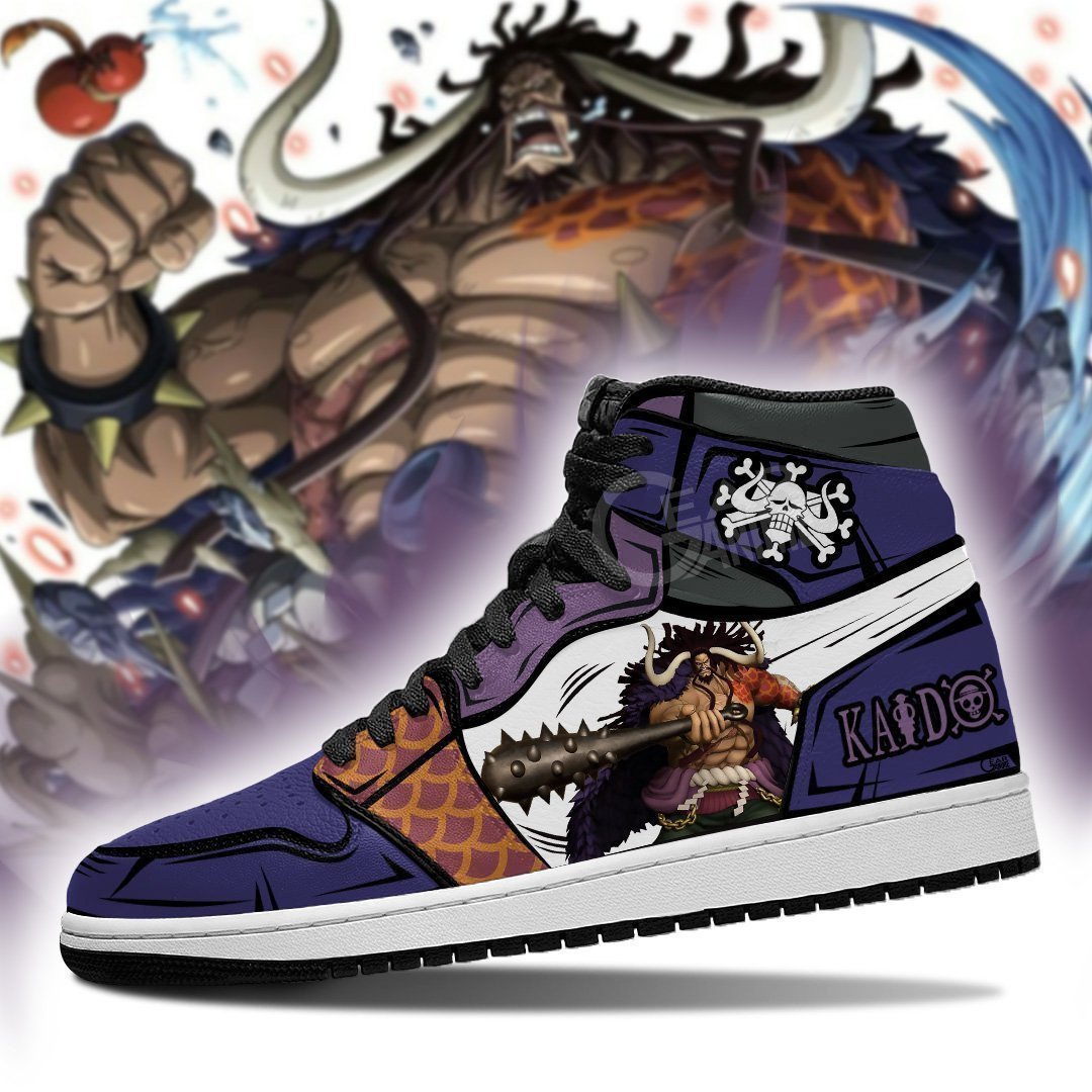 Yonko Kaido Sneakers Custom Anime One Piece Shoes