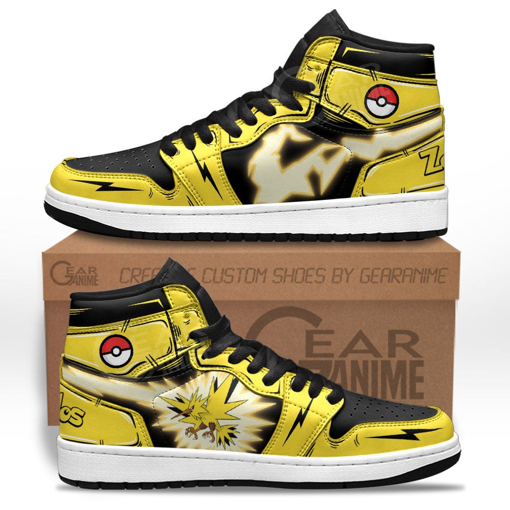 Zapdos Sneakers Custom Pokemon Anime Shoes