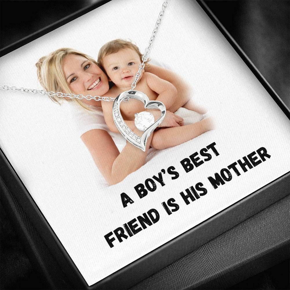 A Boy’s Best Friend Is His Mother Forever Love Necklace