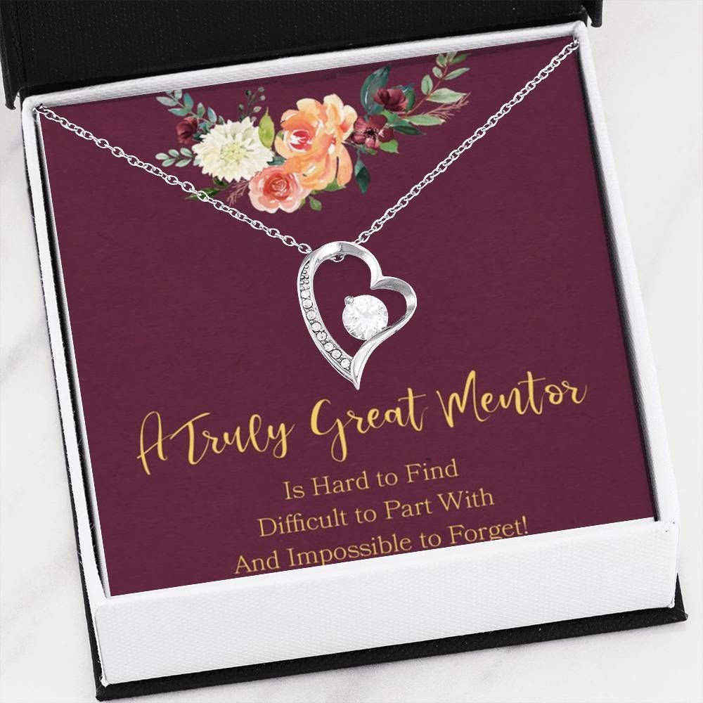 A Truly Great Mentor Forever Love Necklace