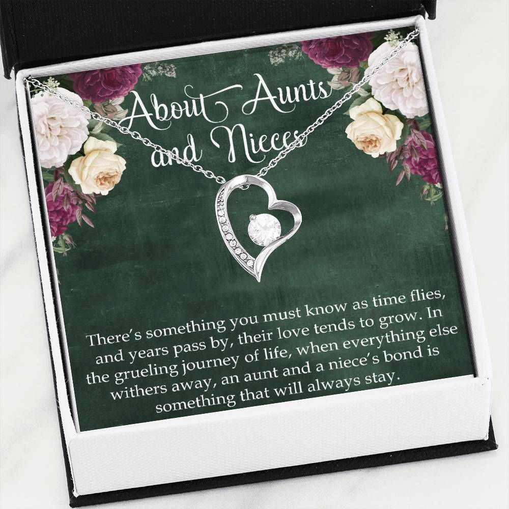 About Aunt And Nieces Forever Love Necklace