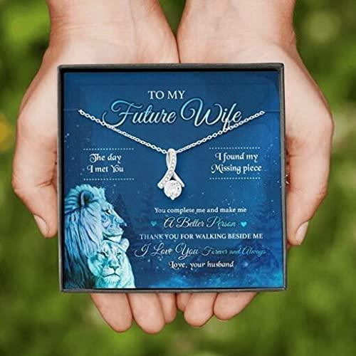 Alluring Beauty Necklace Gift For Wife Future Wife I Found My Missing Piece