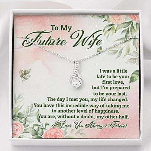 Alluring Beauty Necklace Gift For Wife Future Wife The Day I Met You My Life Changed