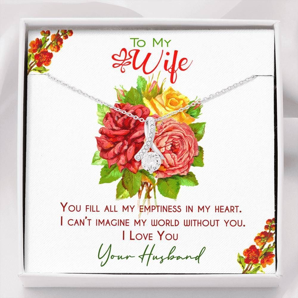 Alluring Beauty Necklace I Love You Husband Gift For Wife