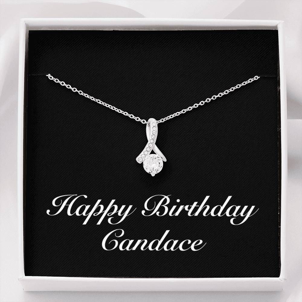 Alluring Beauty Necklace Personalized Birthday Gift For Person Named  Candace