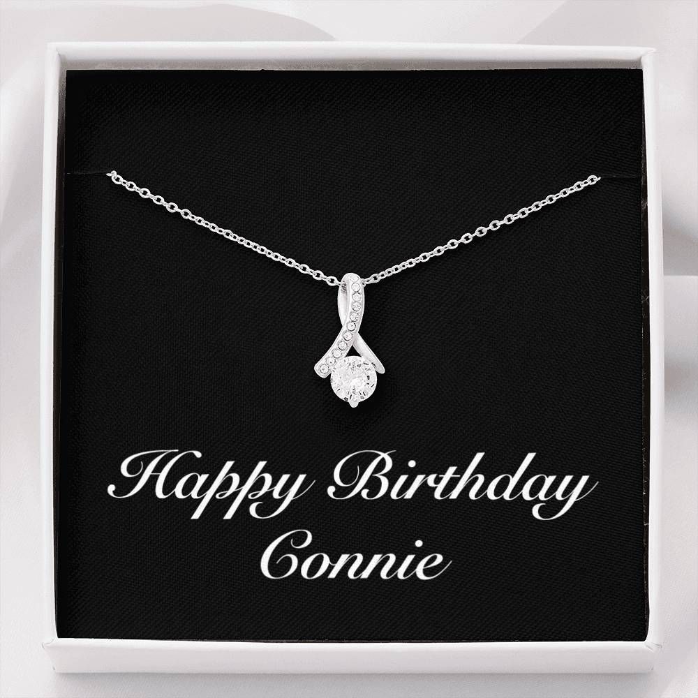 Alluring Beauty Necklace Personalized Birthday Gift For Person Named  Connie