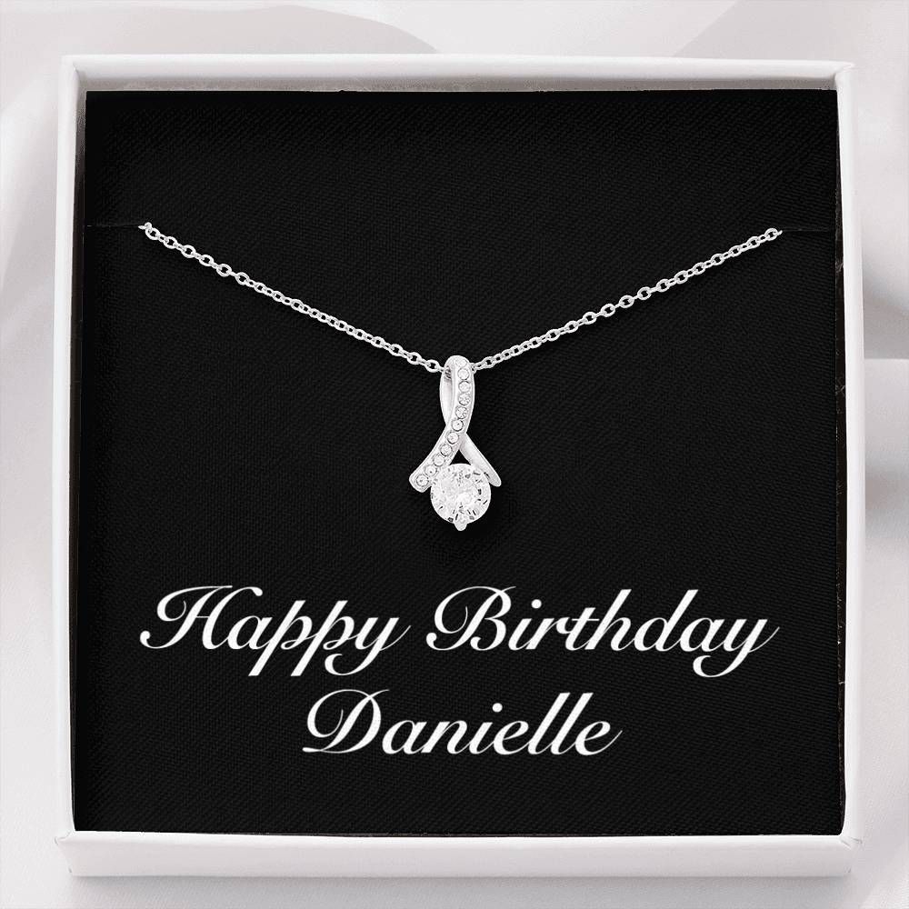Alluring Beauty Necklace Personalized Birthday Gift For Person Named  Danielle