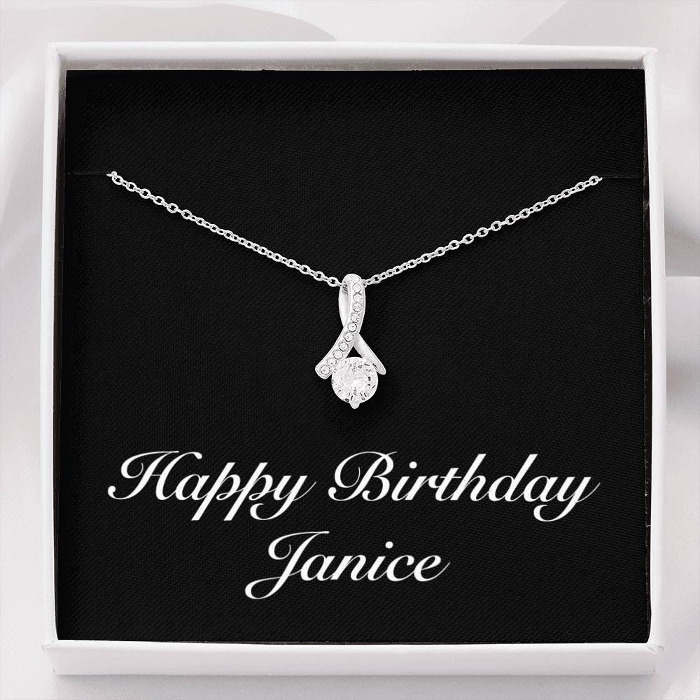 Alluring Beauty Necklace Personalized Birthday Gift For Person Named  Janice