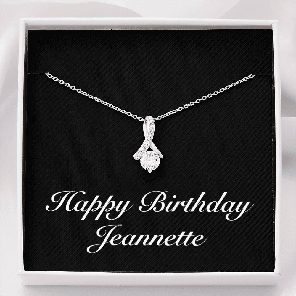 Alluring Beauty Necklace Personalized Birthday Gift For Person Named  Jeannette