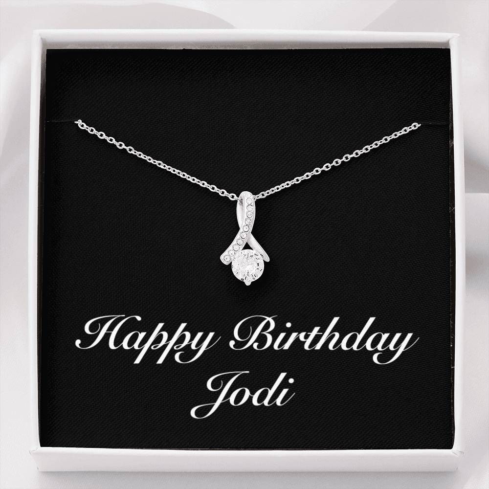 Alluring Beauty Necklace Personalized Birthday Gift For Person Named  Jodi