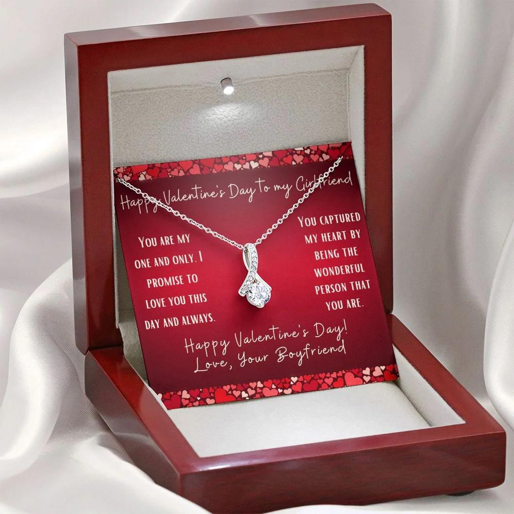 Alluring Beauty Necklace Valentine's Day Gift For Girlfriend You Are My One And Only