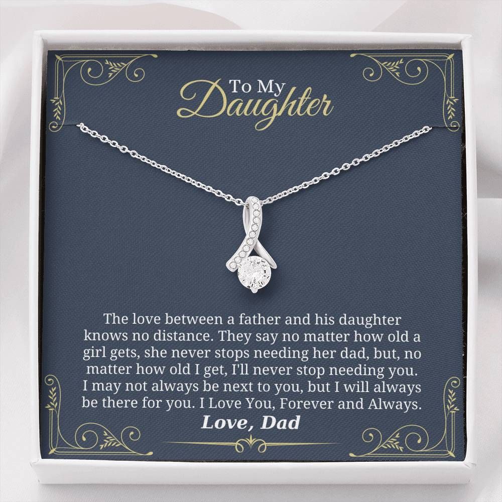 Always Be There For You Alluring Beauty Necklace To Daughter