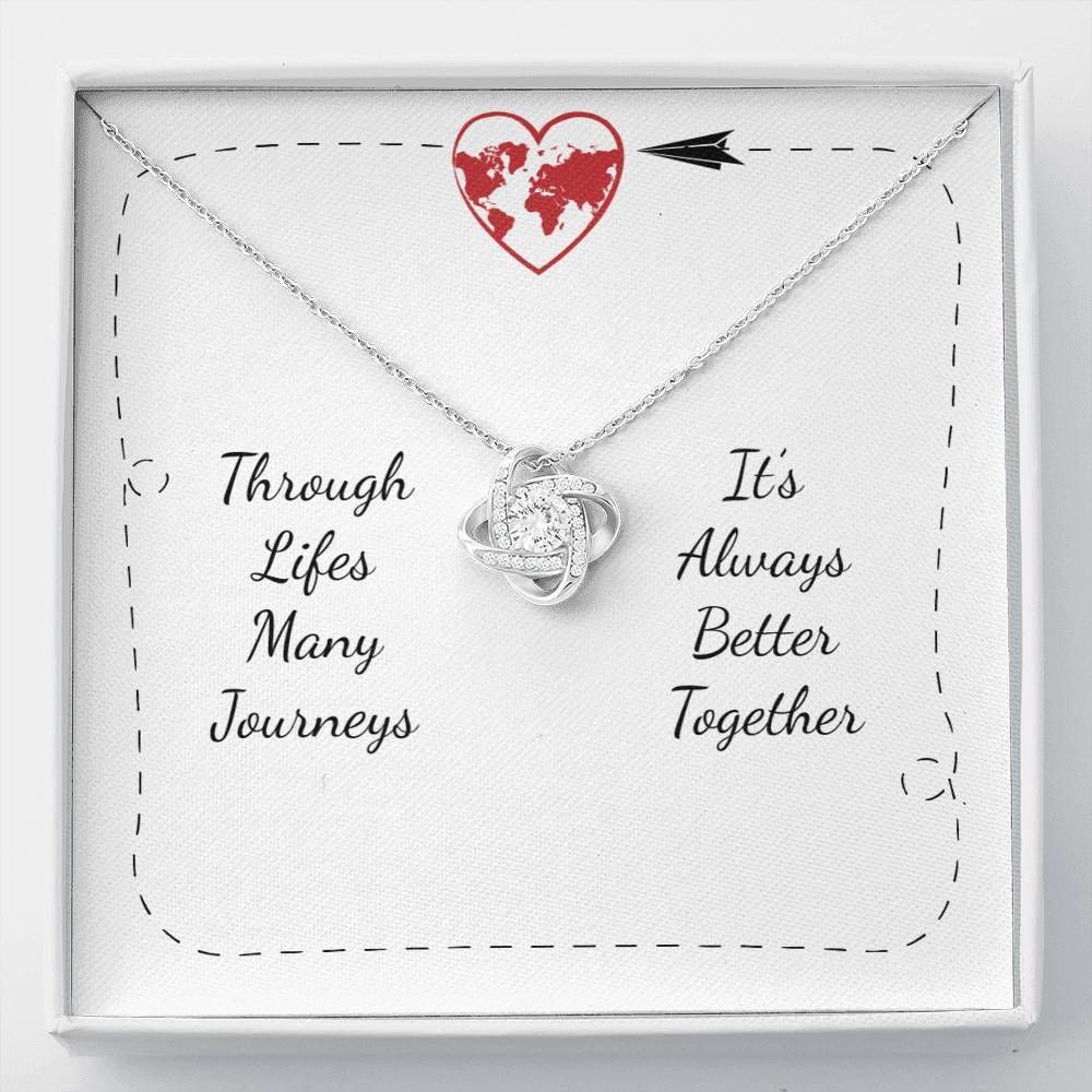 Always Better Together Love Knot Necklace For Women