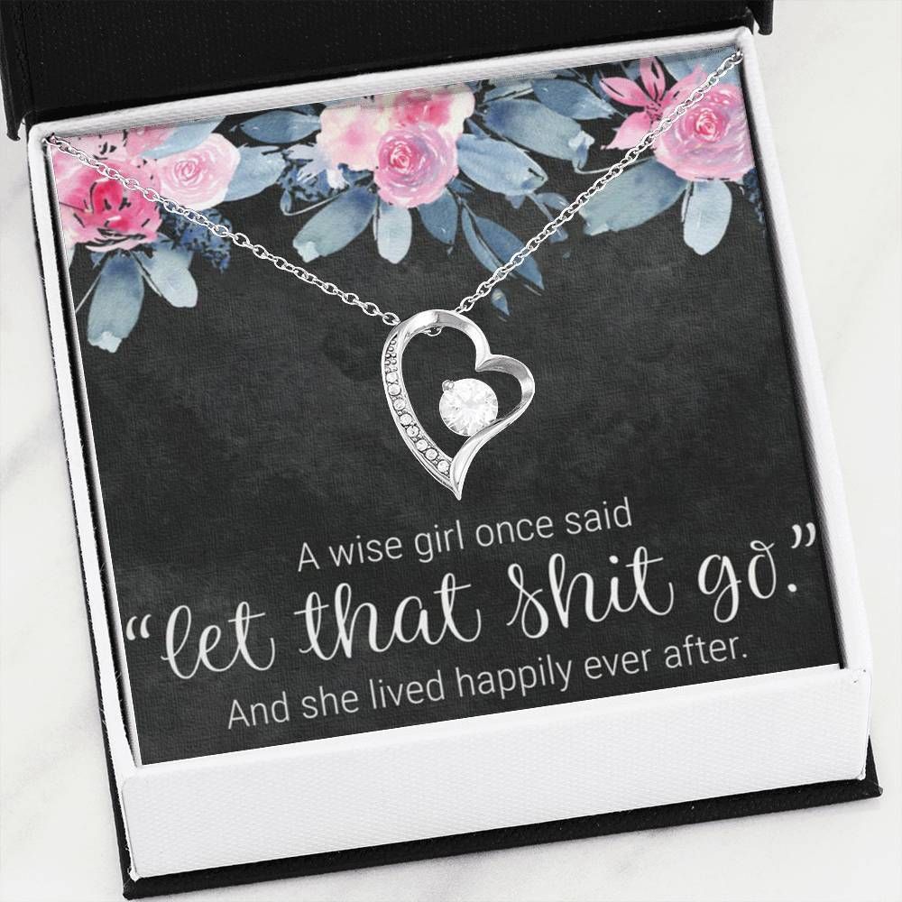 And She Lived Happily Ever After Forever Love Necklace Gift For Friend