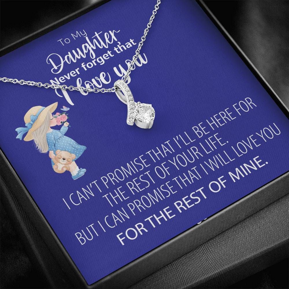 Baby With Teddy Bear The Rest Of Your Life Alluring Beauty Necklace Gift For Daughter