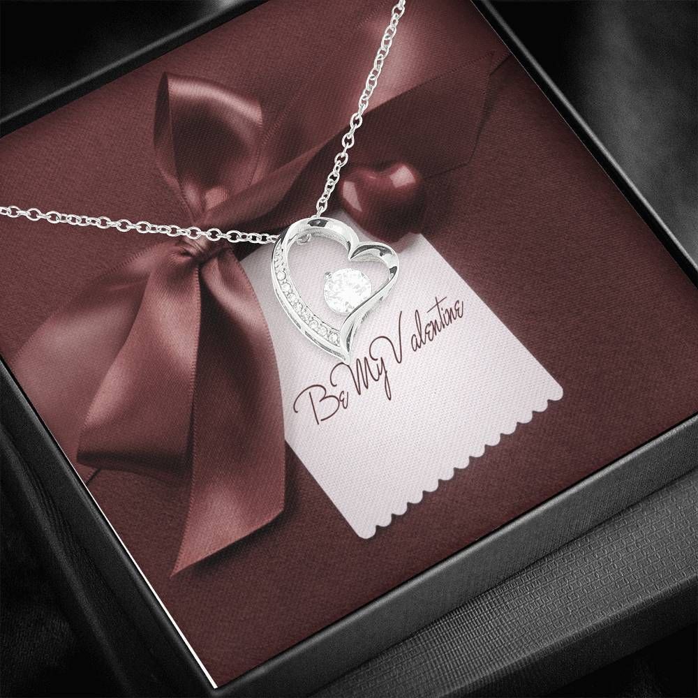 Be My Valentine Silver Forever Love Necklace Gift For Wife