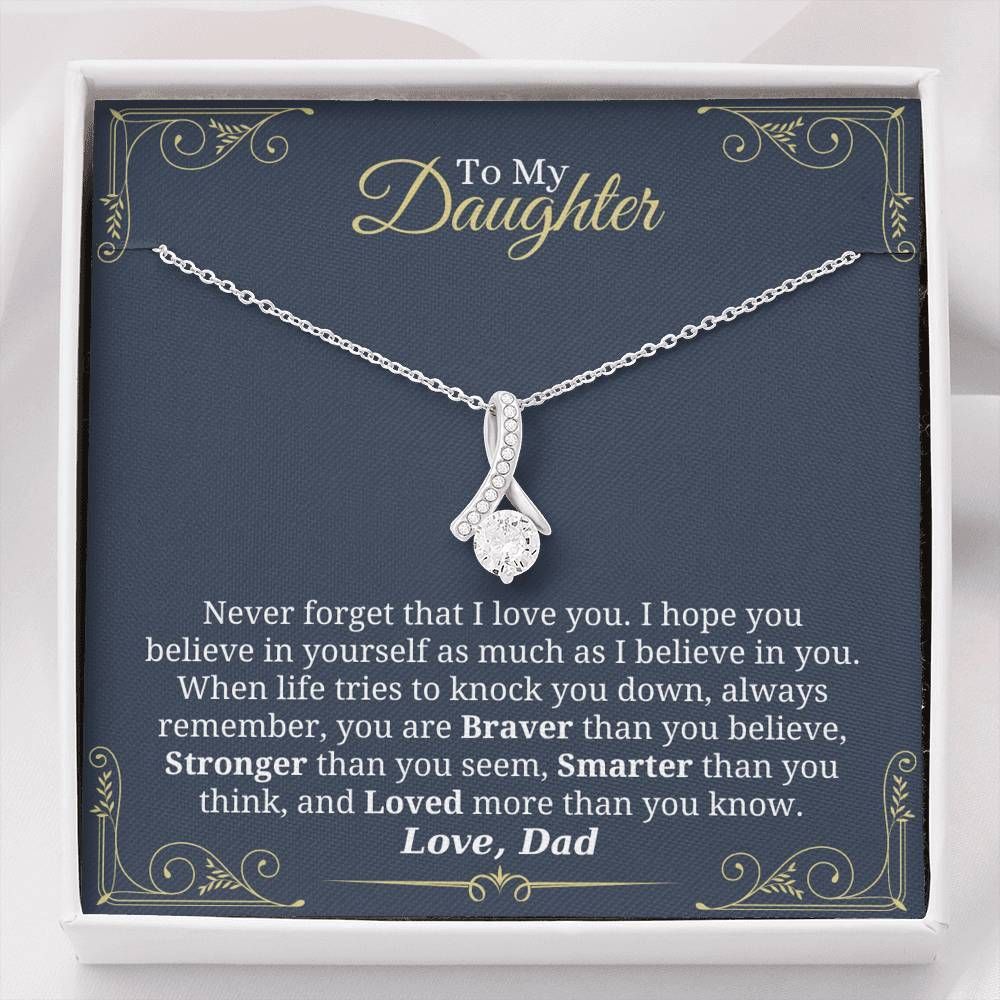 Believe In Yourself Alluring Beauty Necklace To Daughter
