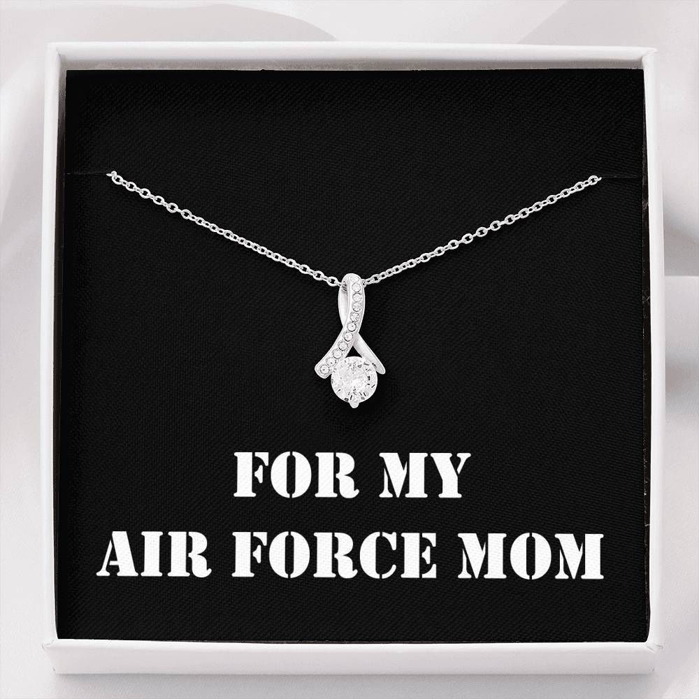 Birthday Gift For My Air Force Mom  Alluring Beauty Necklace