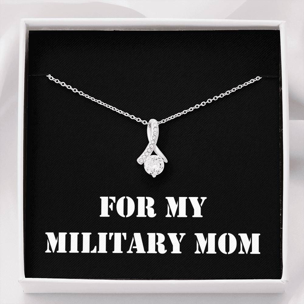 Birthday Gift For My Military Mom Alluring Beauty Necklace
