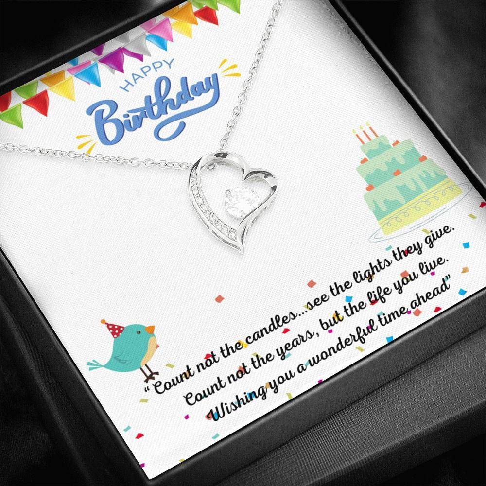 Birthday Gift Forever Love Necklace Wishing You A Wanderful Time