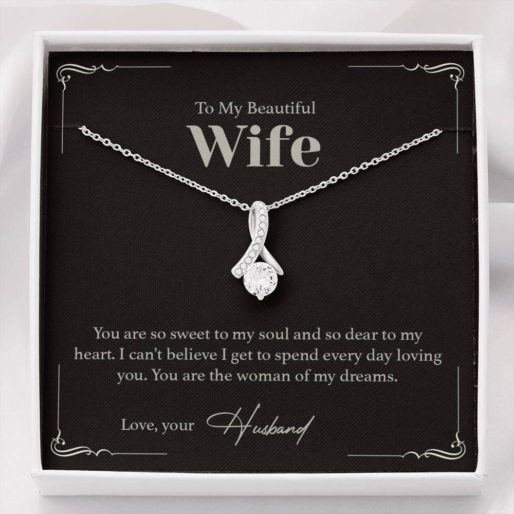 Black You're So Sweet To My Soul Alluring Beauty Necklace Gift For Wife