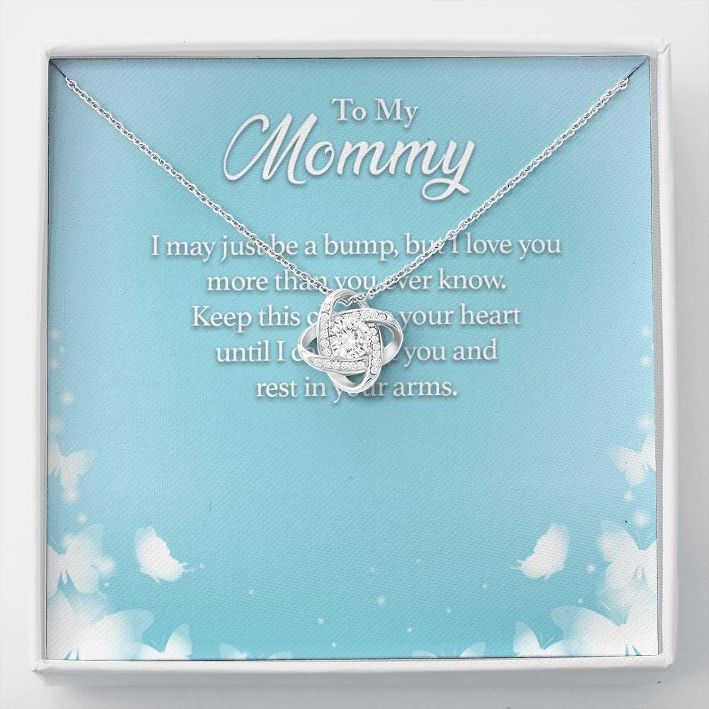 Blue Sky Gift For Mom Love Knot Necklace Love You More Than You Ever Know