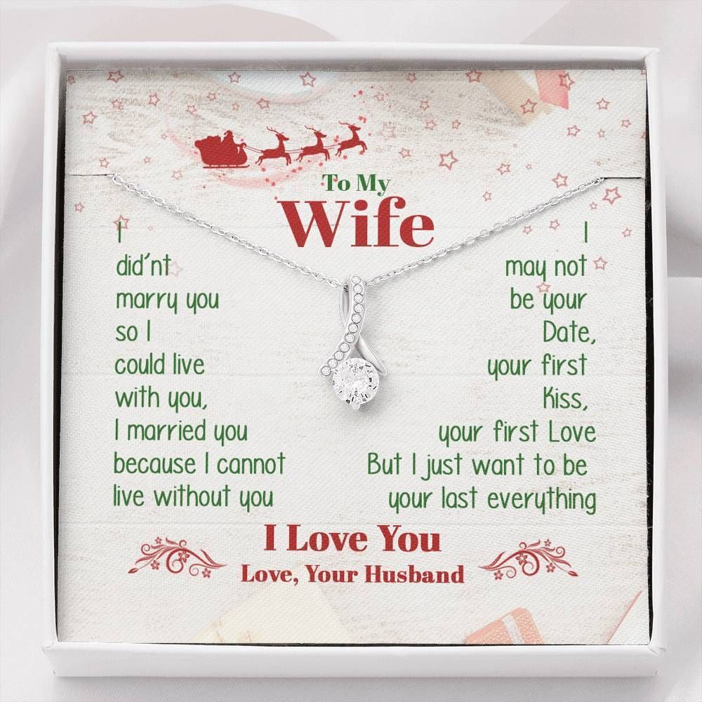 Can't Live Without You Alluring Beauty Necklace For Wife