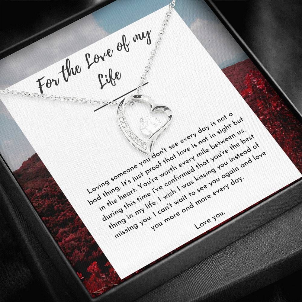 Can't Wait To See You Again Forever Love Necklace For Wife